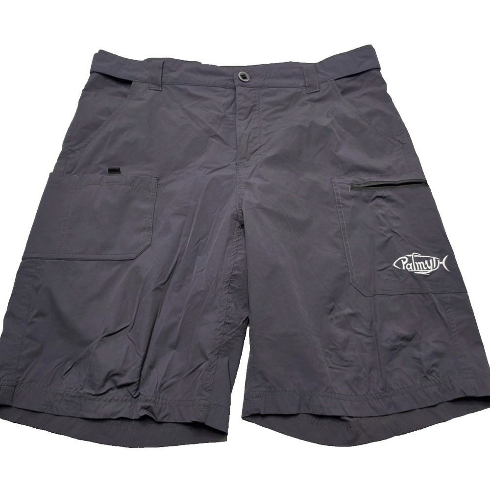 Palmyth Black Cargo Fishing Shorts Men's XL